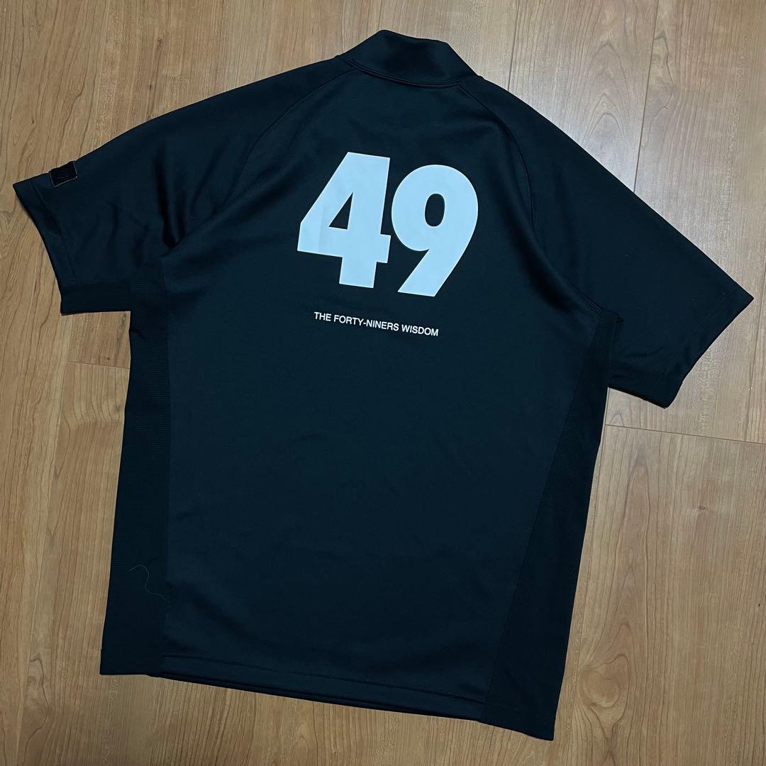 TFW49 モックネック　Tシャツ ブラック　L ゴルフ