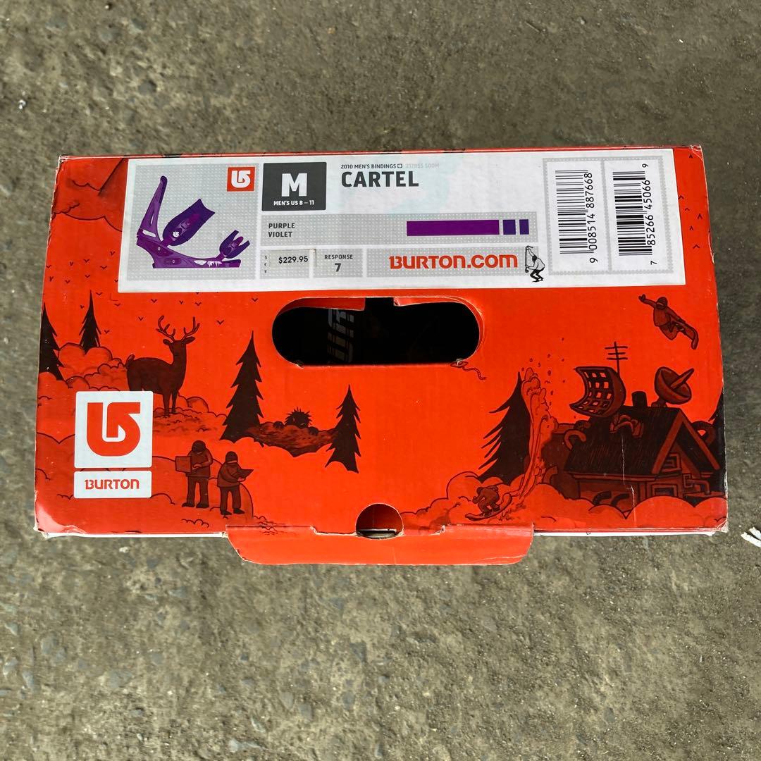 Burton Cartel Mサイズ パープルビンディング