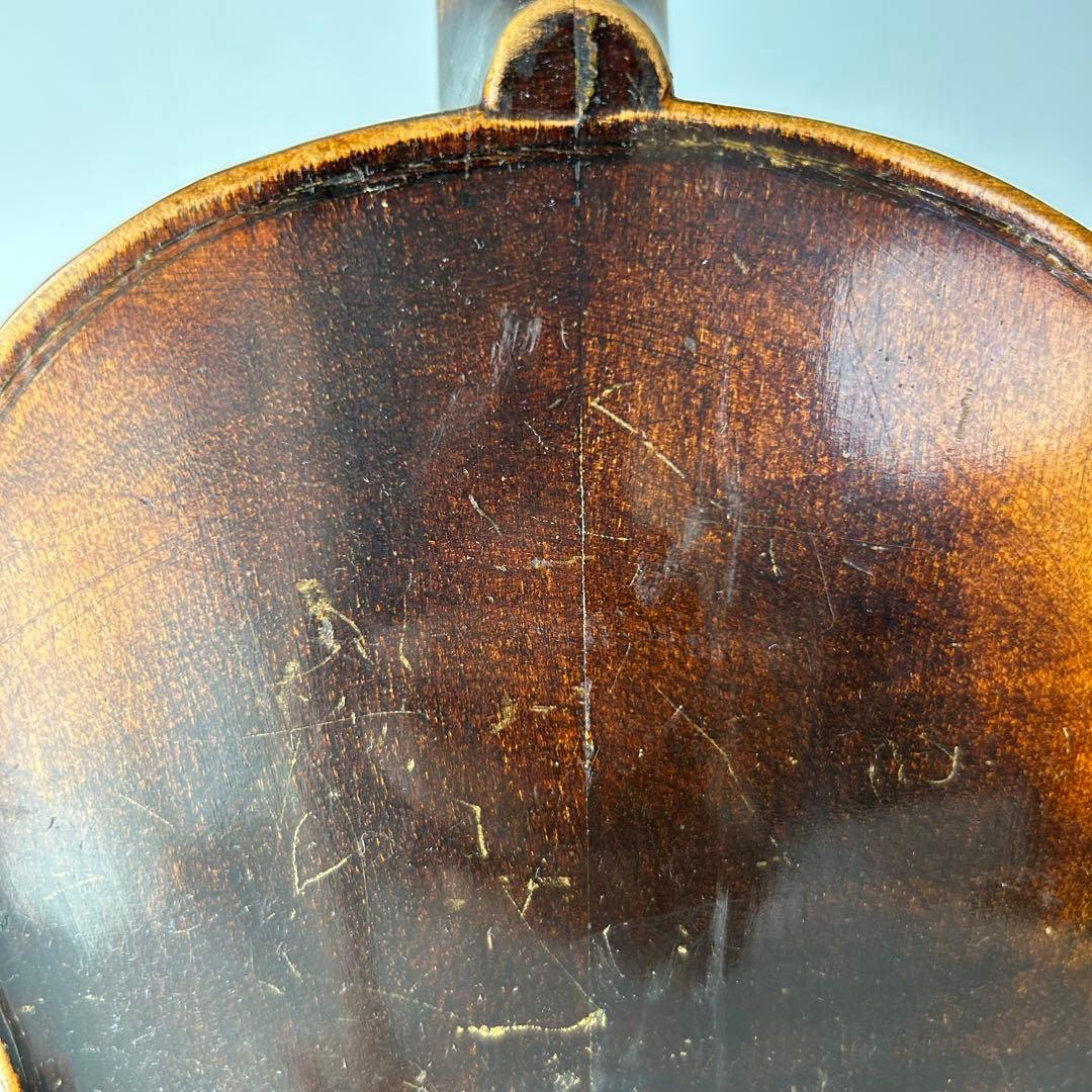 3/4 アンティーク ドイツ／ボヘミア系 ヴァイオリン本体 ジャンク バイオリン