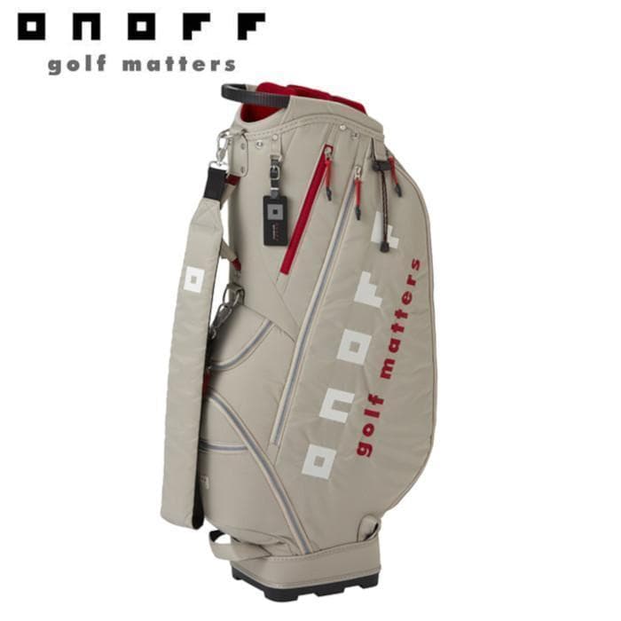 新品 ONOFF オノフ キャディバッグ OB3624 サンドベージュ
