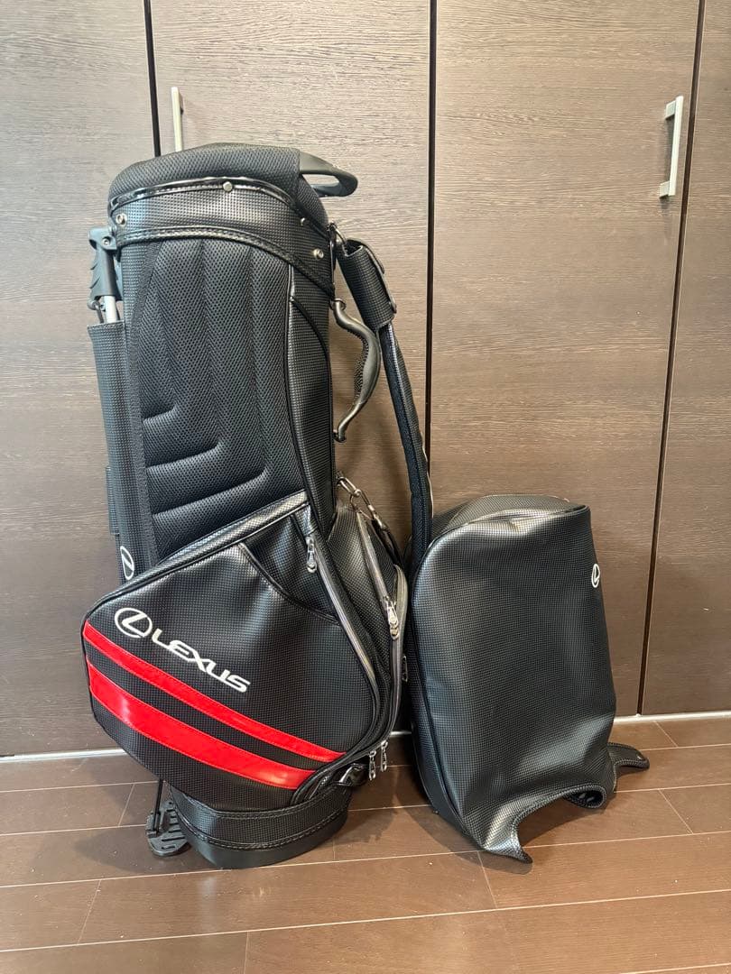 Lexus キャディバッグ 非売品　ブラック/レッド