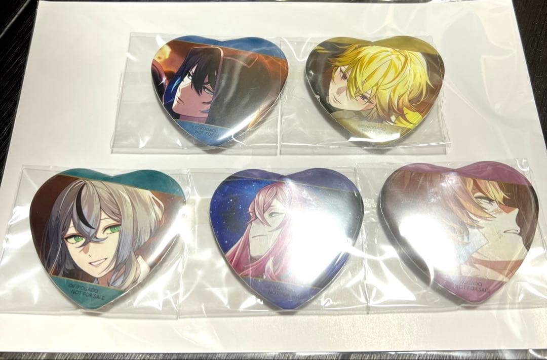 オバレク 特典 ハート缶バッジ