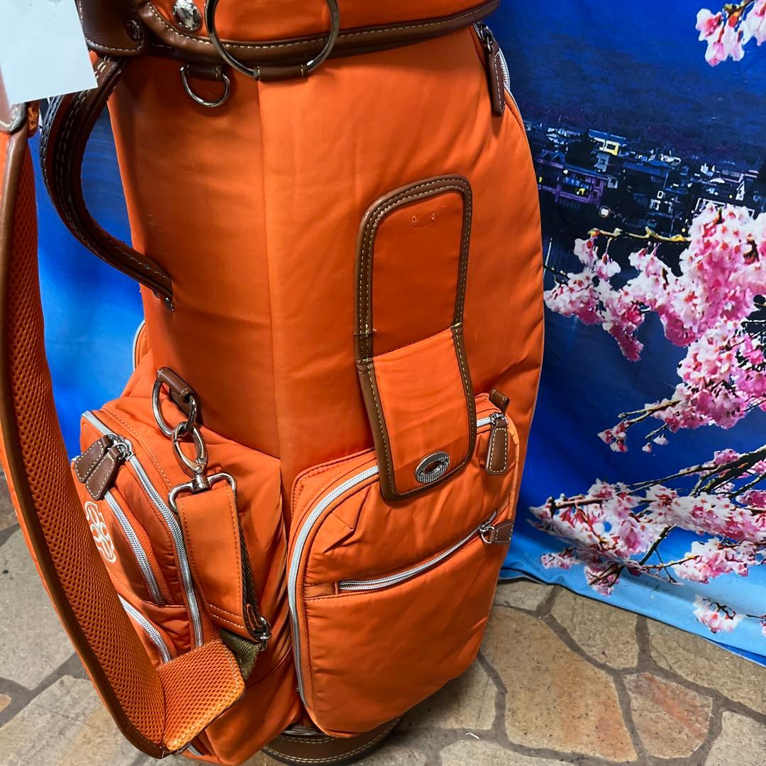 寶BT-1067 LOUIS CASTEL オレンジ キャディバッグ