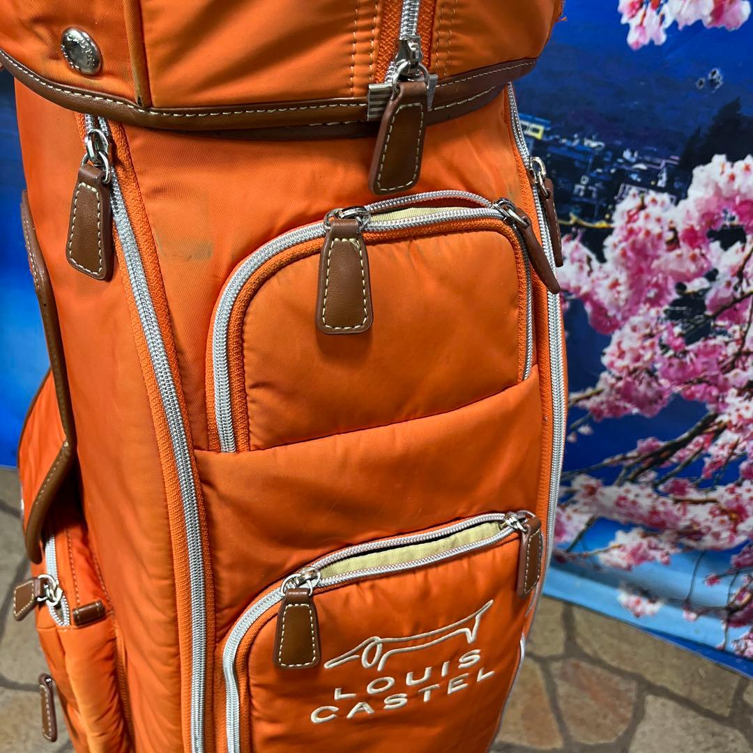 寶BT-1067 LOUIS CASTEL オレンジ キャディバッグ
