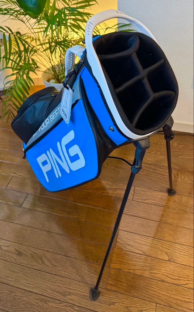 PING キャディバッグ 青/黒 限定カラー 使用僅か