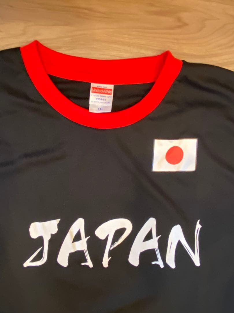 ラグビー日本代表 日本国旗デザイン 応援ユニフォーム XXL