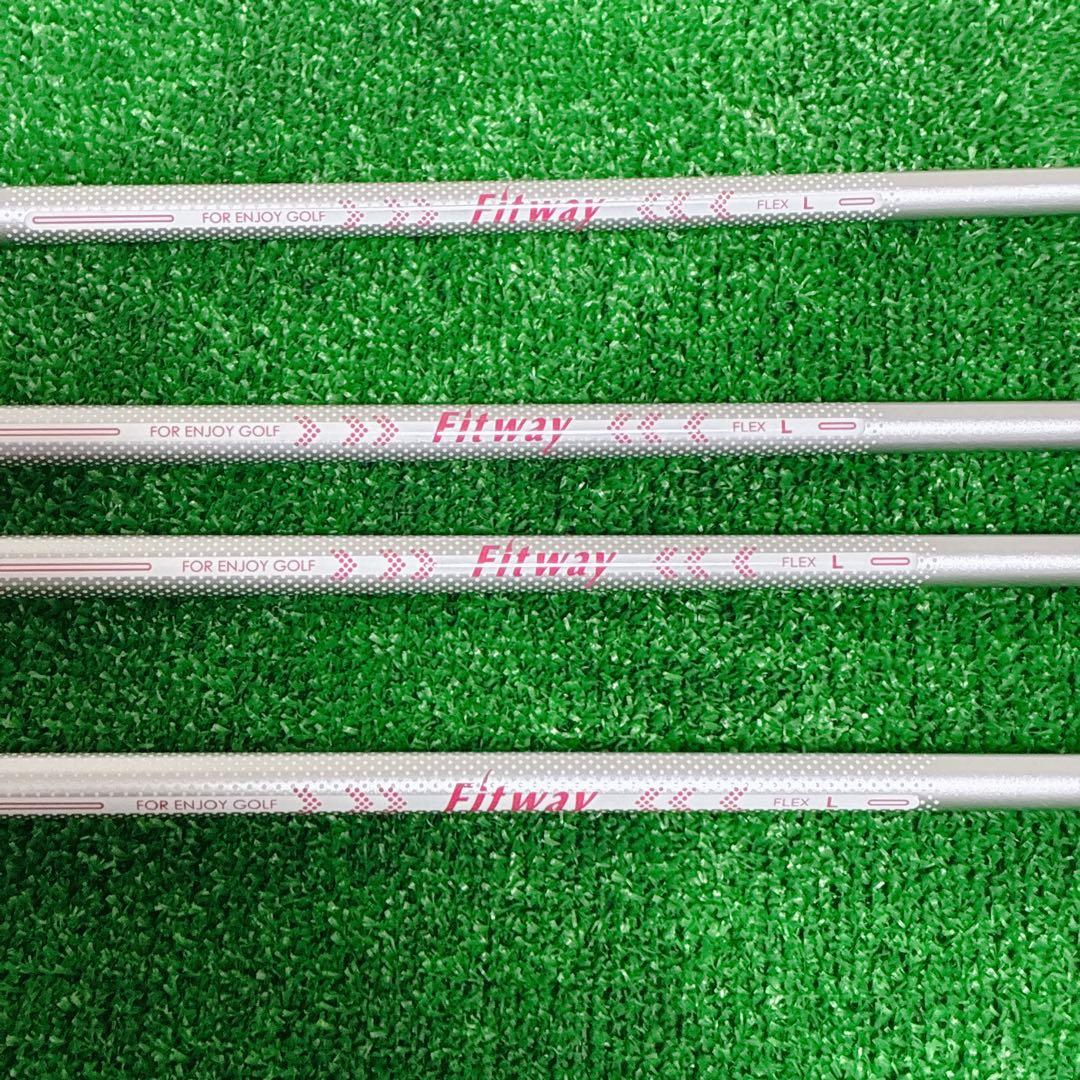 初心者向　Fitway レディースセット　7本 キャディバッグ付 すぐ始められる