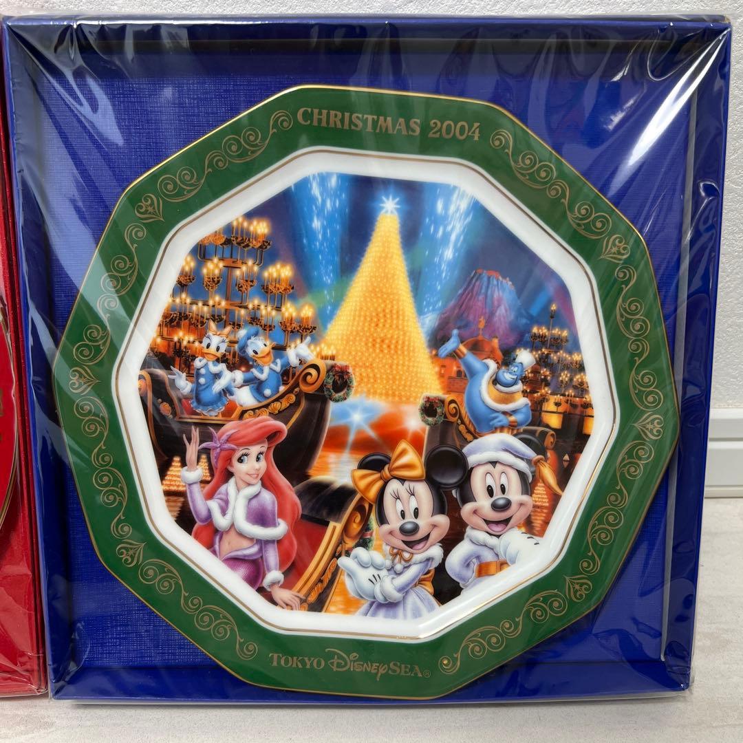東京ディズニーランド・シー クリスマスプレートセット 2004