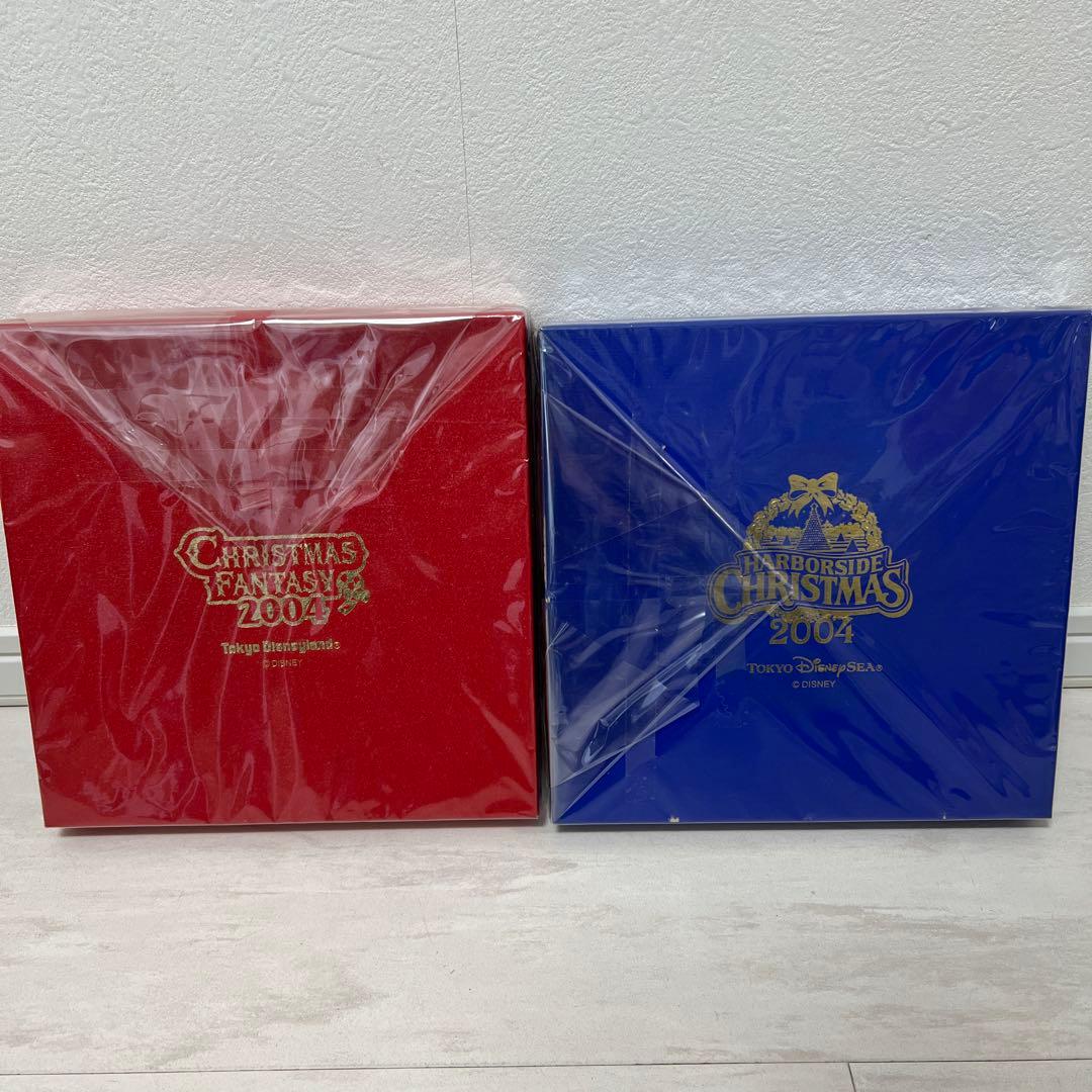 東京ディズニーランド・シー クリスマスプレートセット 2004