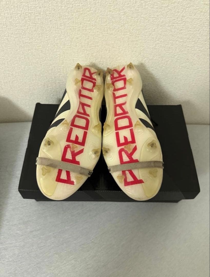 adidas Predator サッカーシューズ レッド/ホワイト 27cm