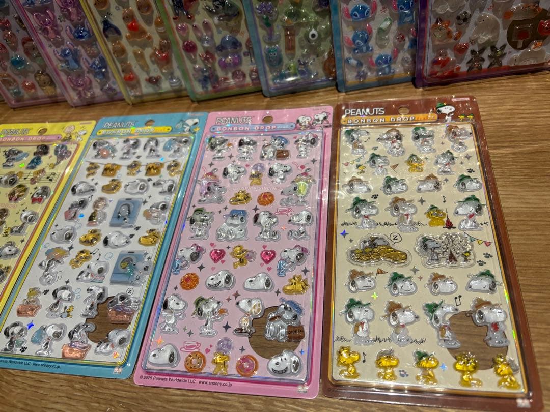 【23時まで！】ボンボンドロップシールディズニー第二弾スヌーピ【全12種】コンプ