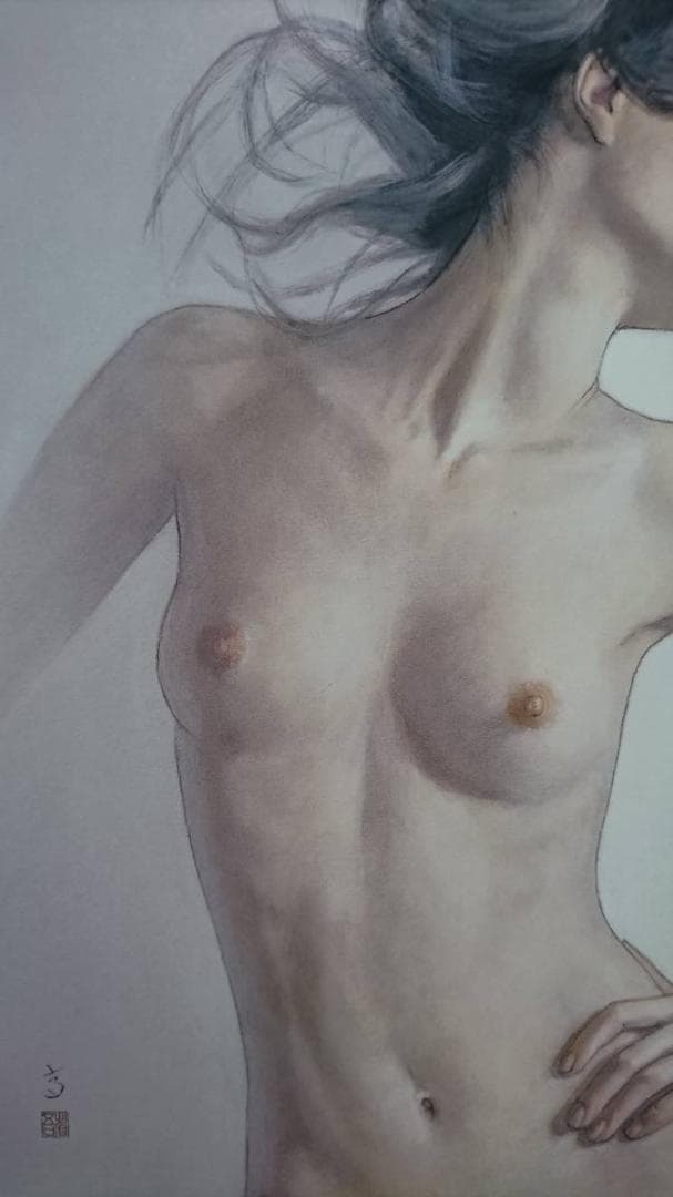 高塚省吾【アレグロ・コンモート】希少画集画、状態良好、人気作家 、清楚、美人画