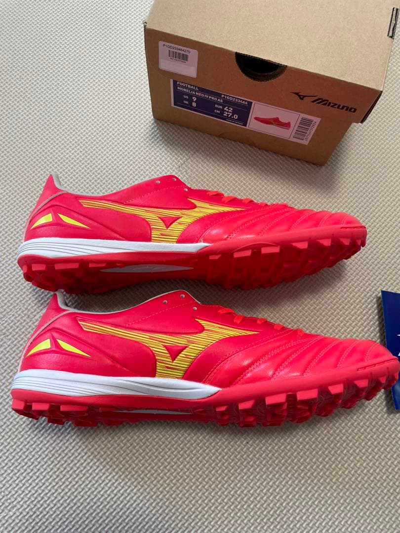 未使用　日本未発売！ミズノ モレリア ネオ4 プロ AS 27cm