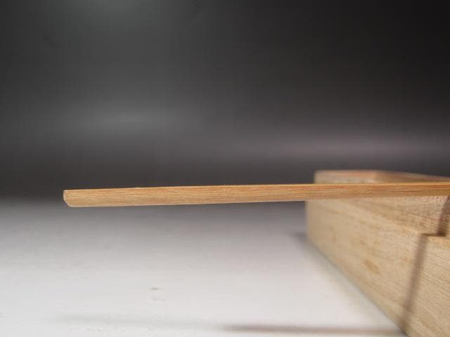 ★　黒田辰秋　自作茶杓　風花　優しい線を描いた一品です★x468