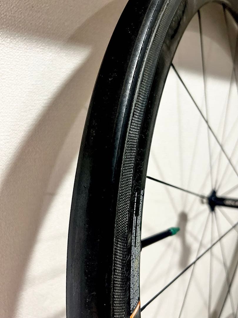 ◆TNIハブ仕様Carbonカーボンホイール前輪＆チューブラータイヤ付0.85g