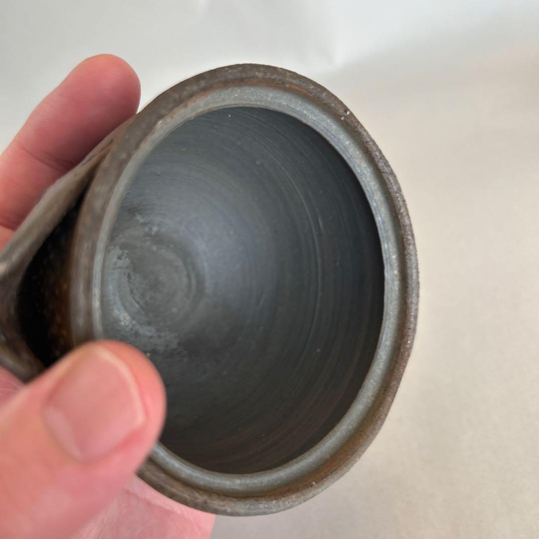 『値引き』【珍しい】備前焼　人間国宝　藤原啓　作　宝瓶　急須