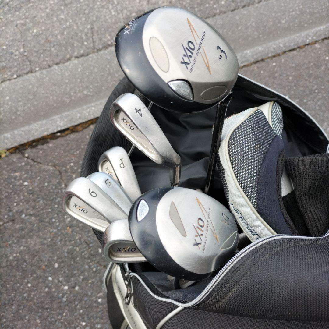 【トオル】Nike Golf キャディバッグ 、ゼクシオU、アイアン他