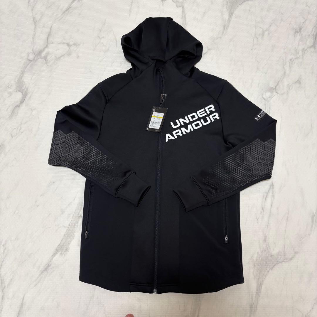 【新品】UNDER ARMOUR ブラック セットアップ Mサイズ ジャージ