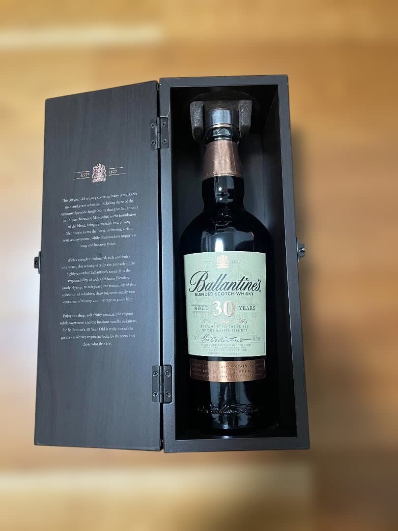 未開栓 美品 バランタイン 30年 木箱入 Ballantine's