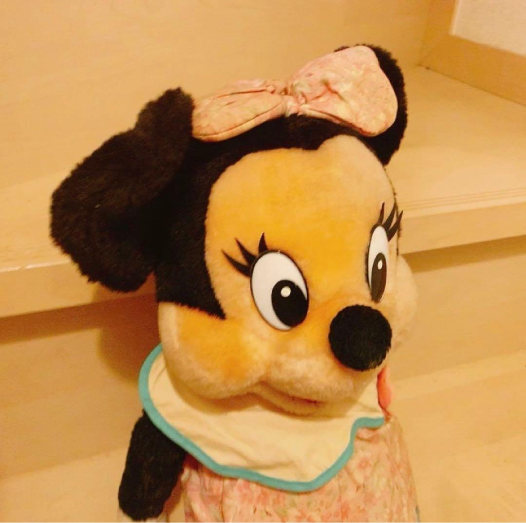 ミニーマウス　レトロぬいぐるみ