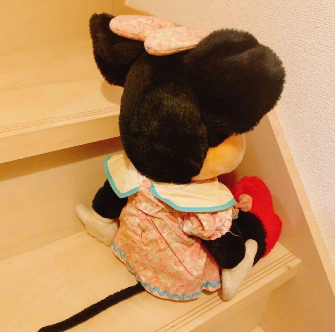 ミニーマウス　レトロぬいぐるみ