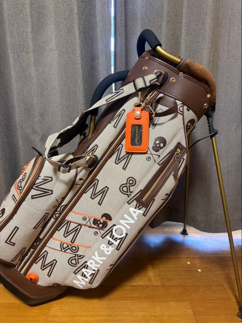 MARK & LONA キャディバッグ ベージュ　2022モデル　ゴルフセット