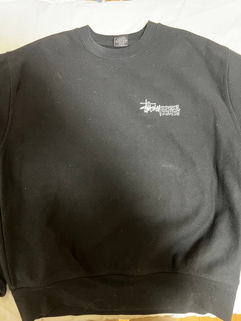 Stüssy ブラック スウェットシャツ
