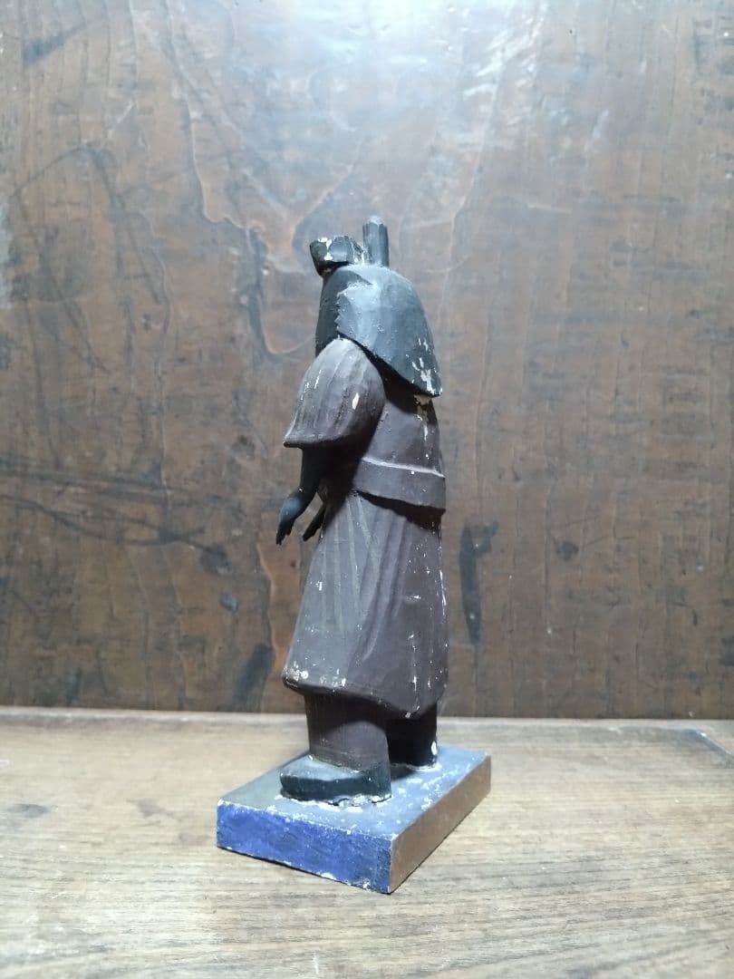 木彫柴又帝釈天　日蓮　葛飾区　男はつらいよ　古美術骨董古道具　仏像