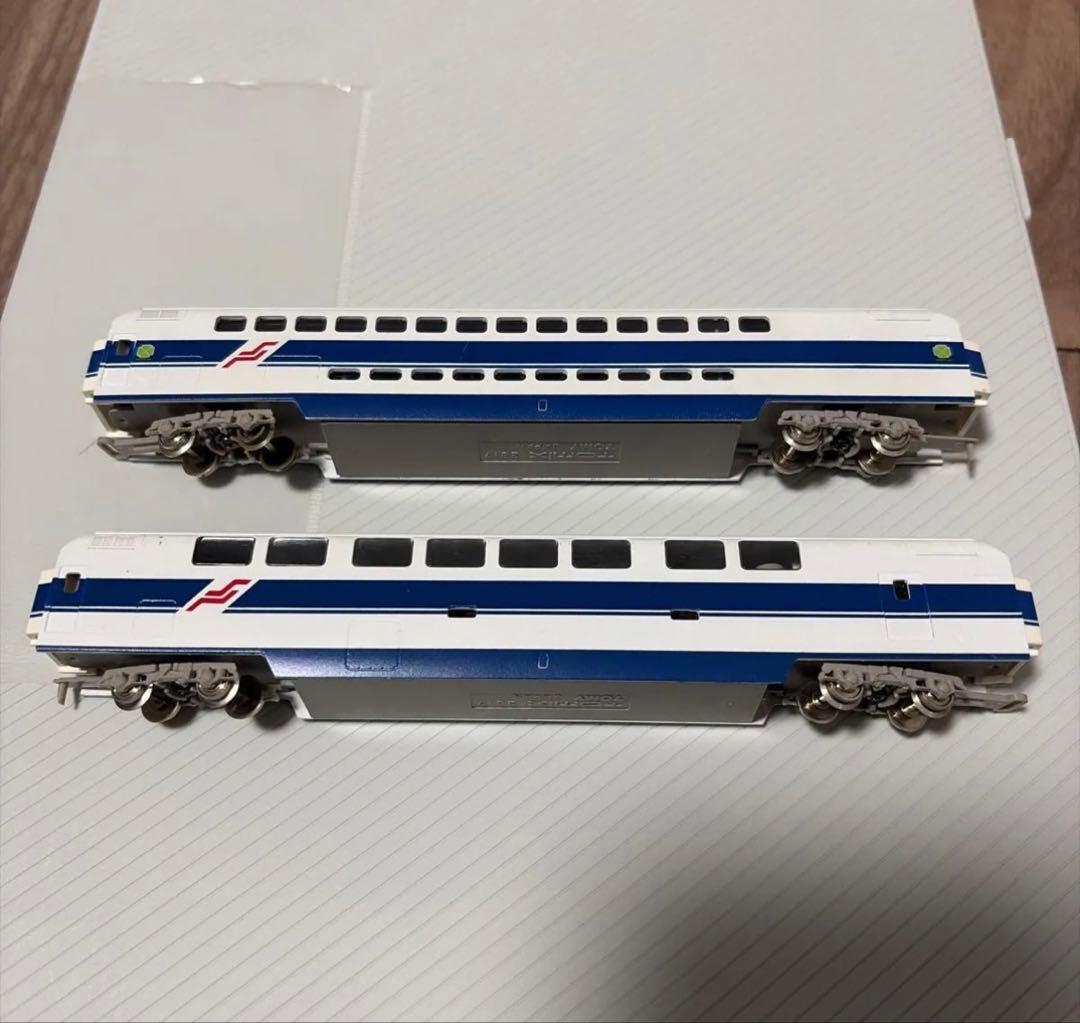 TOMIX 100系新幹線　試作車　小窓編成　2階建車両　ジャンク品