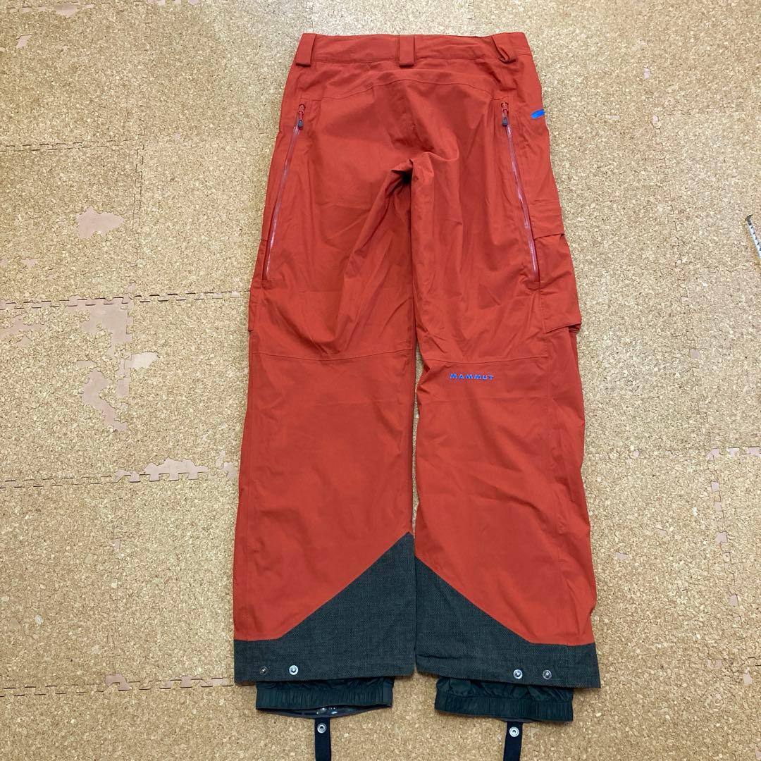 【美品】マムートMAMMUTスノーパンツスキーパンツ スノボーウェアSメンズ