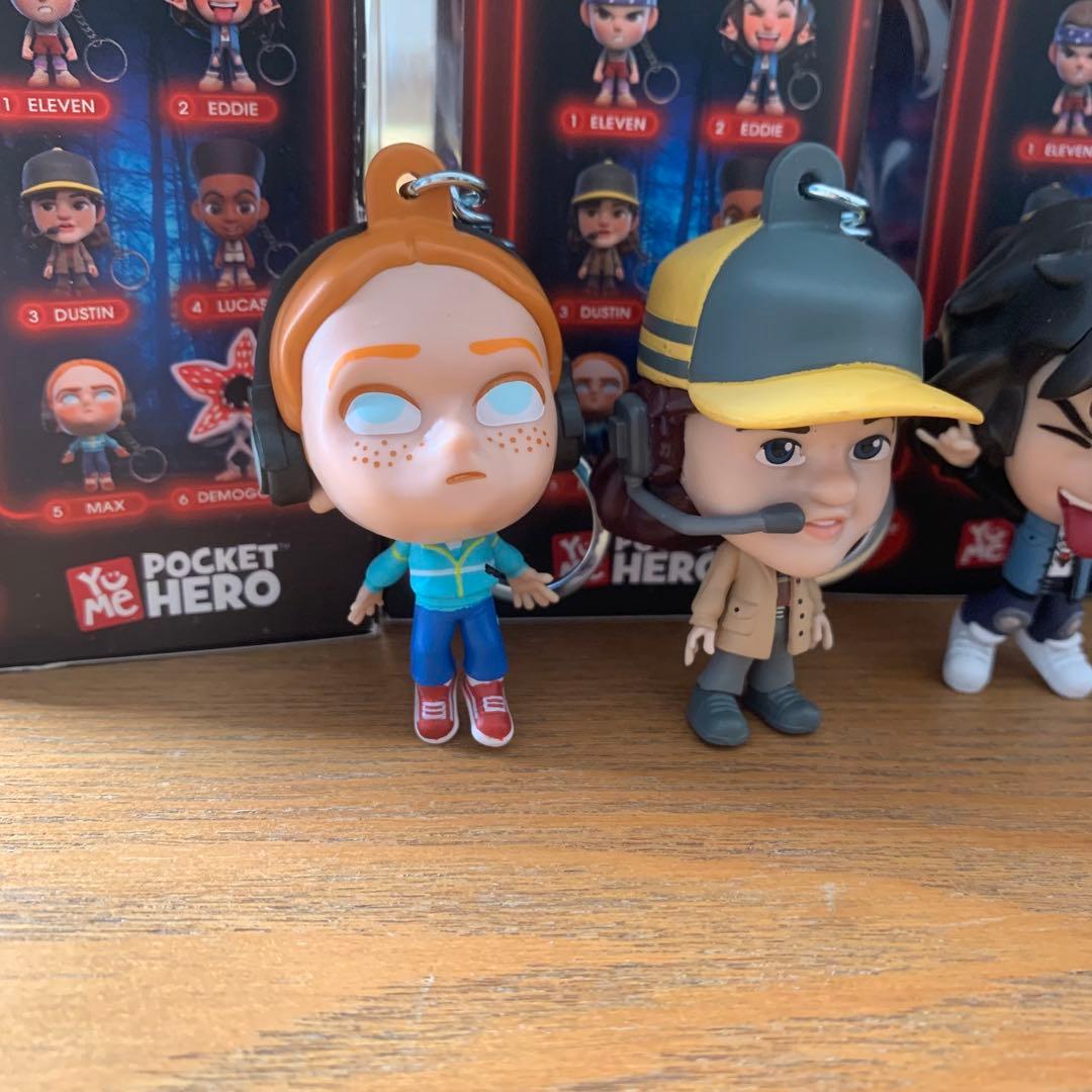 ストレンジャー・シングス フィギュアキーホルダー　セミコンプ