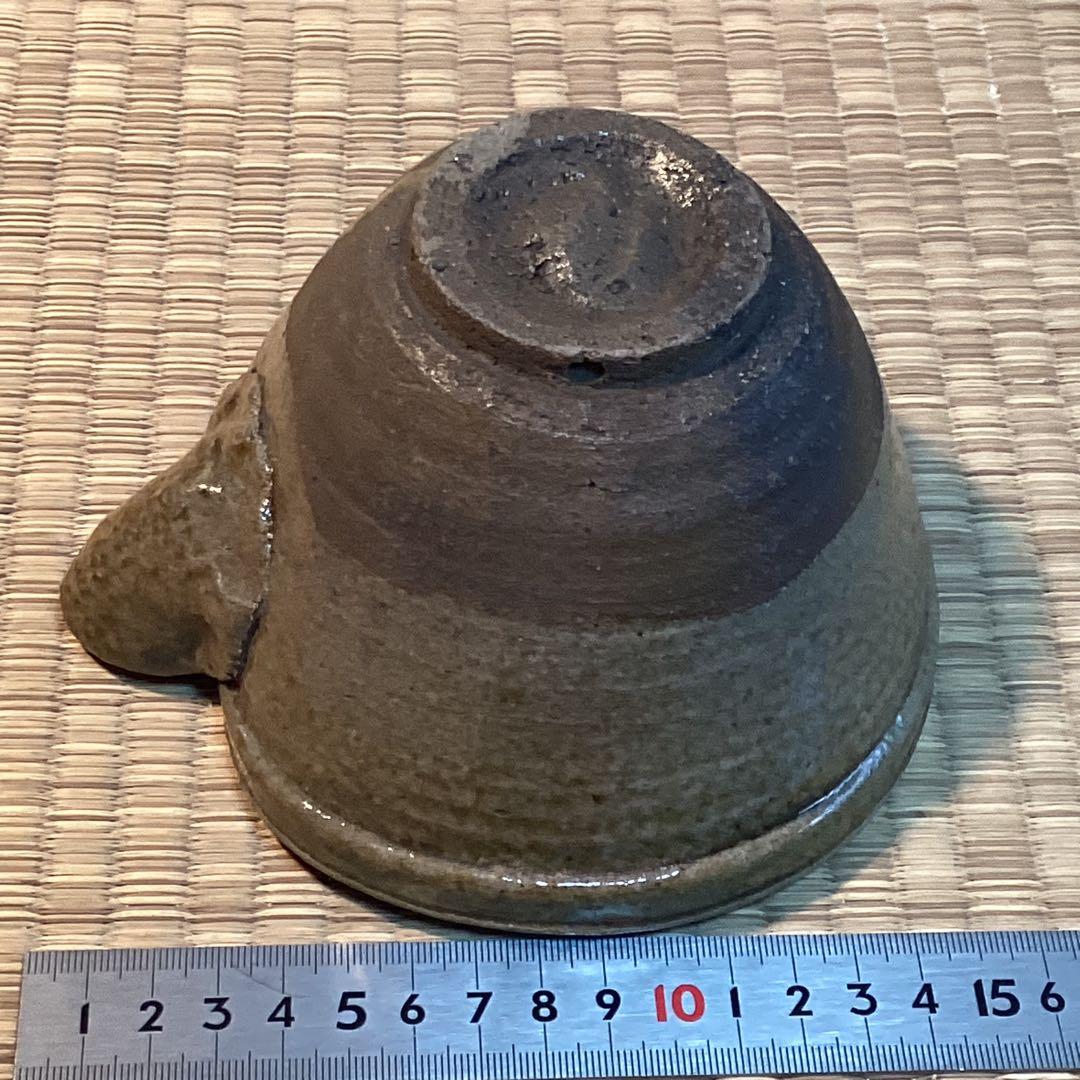 唐津片口茶碗　時代もの