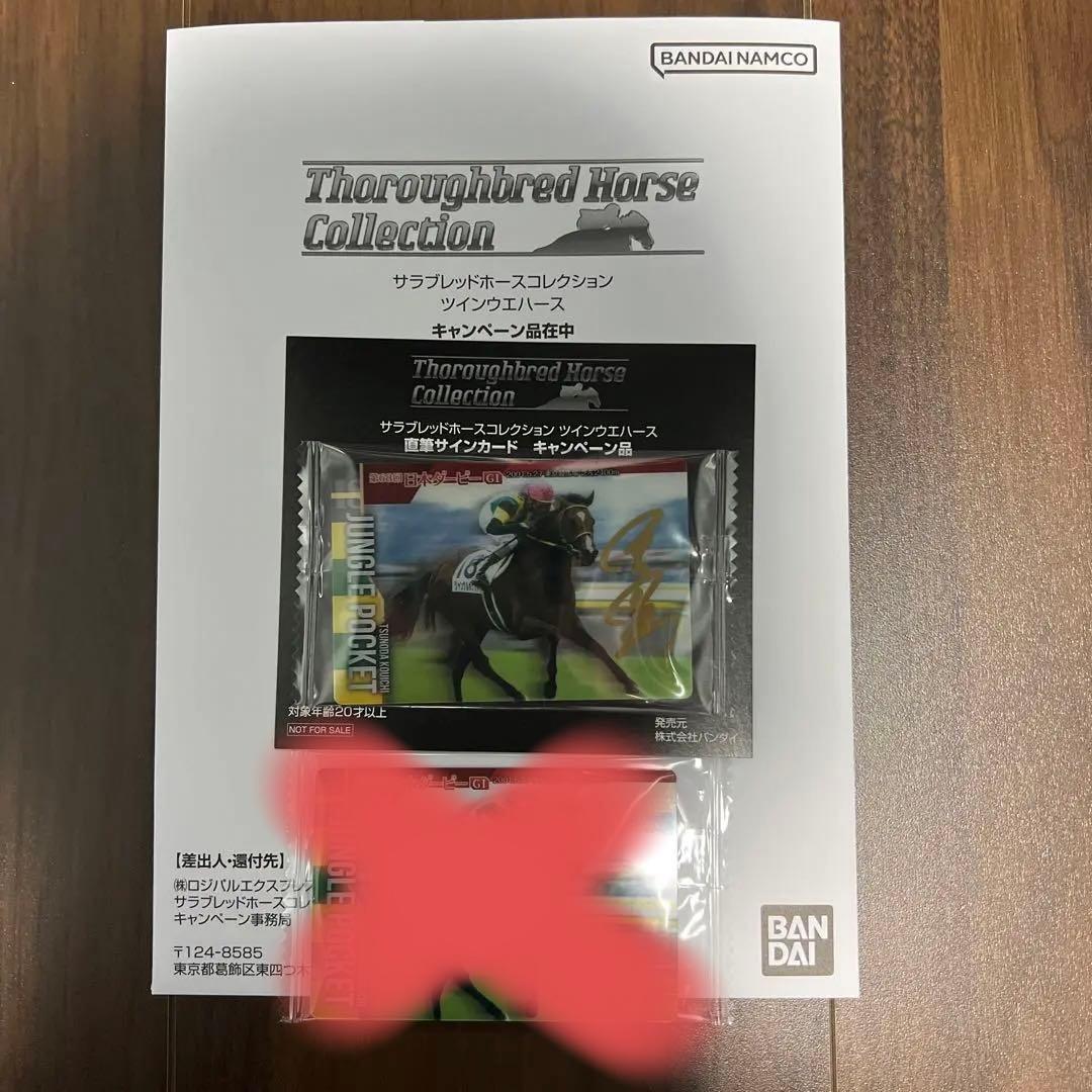 サラブレッドホースコレクションツインウエハース　ジャングルポケット