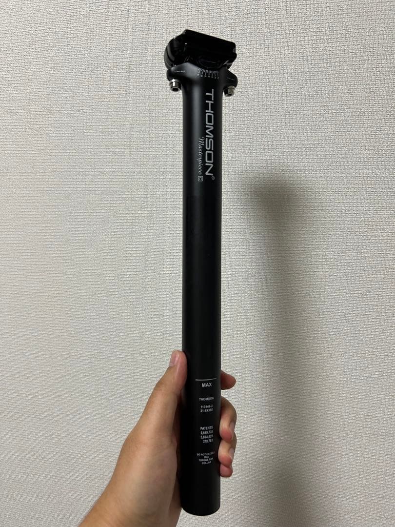 【激レアカーボンシートポスト】 トムソンマスターピースカーボンシートポスト