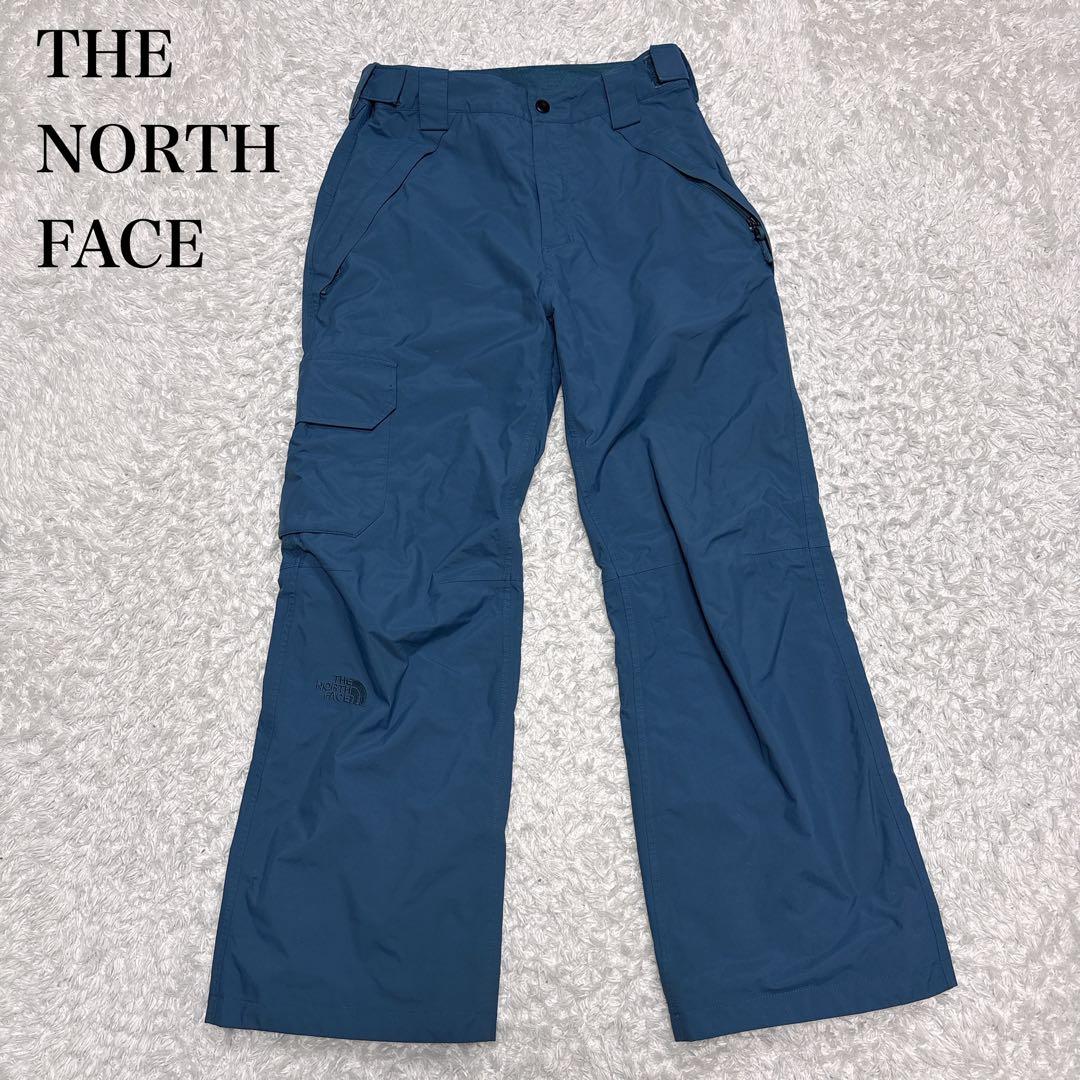 美品 THE NORTH FACE スノーボードパンツ S 青 NS61610