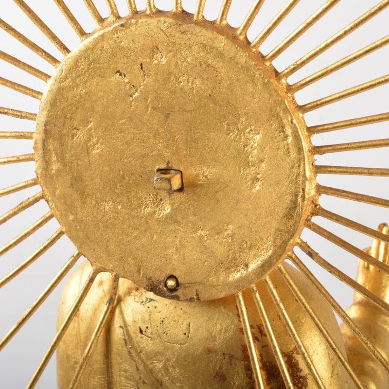 仏教美術　古銅鍍金　釈迦如来立像　仏像　V　5072A