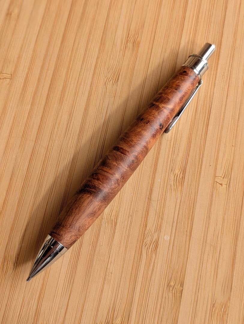 木軸工房KIKIシャープペンシル（花梨瘤）