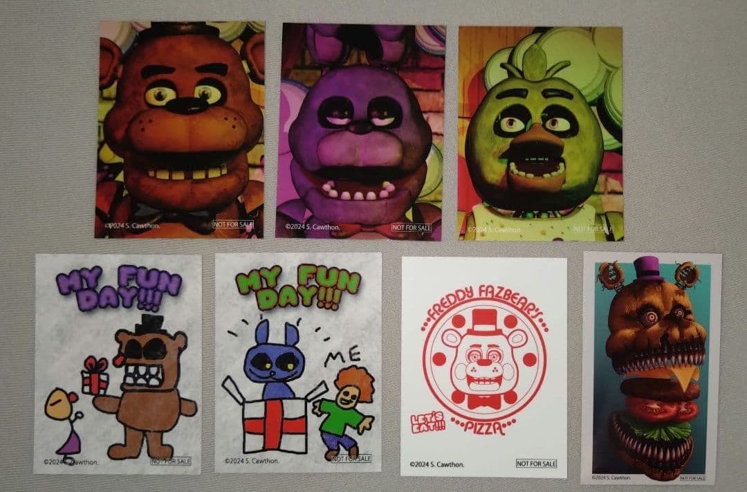 フレディーズ INFOLENS GEEK SHOP オリジナルステッカー コンプ