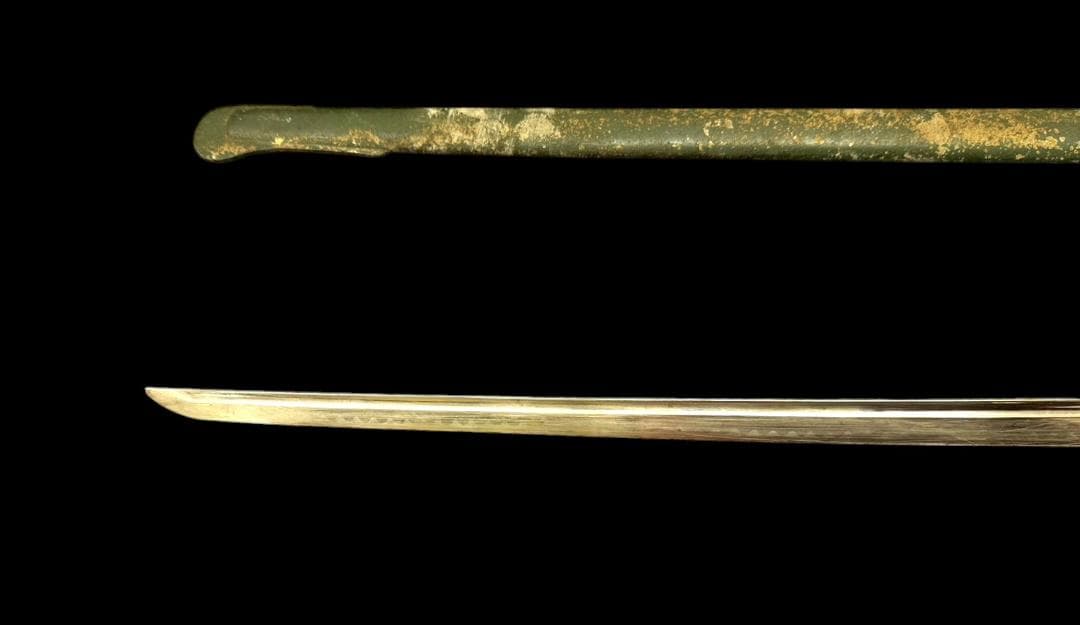 軍刀 指揮刀 模造刀 軍物 全長-約90.5cm 樋あり 旧日本軍