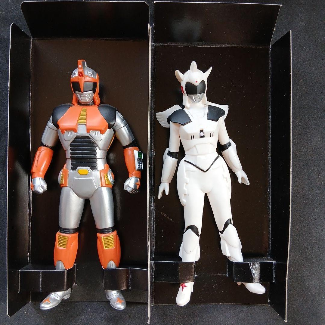 アンドロメロス、アンドロウルフ、アンドロマルス、アンドロフロル　ソフビ4体