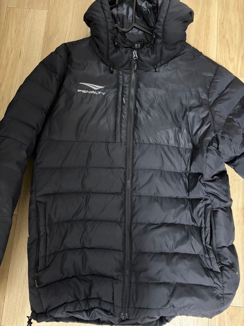 PENALTY ブラック ベンチコート サイズ0 中央学院高校 番号入り