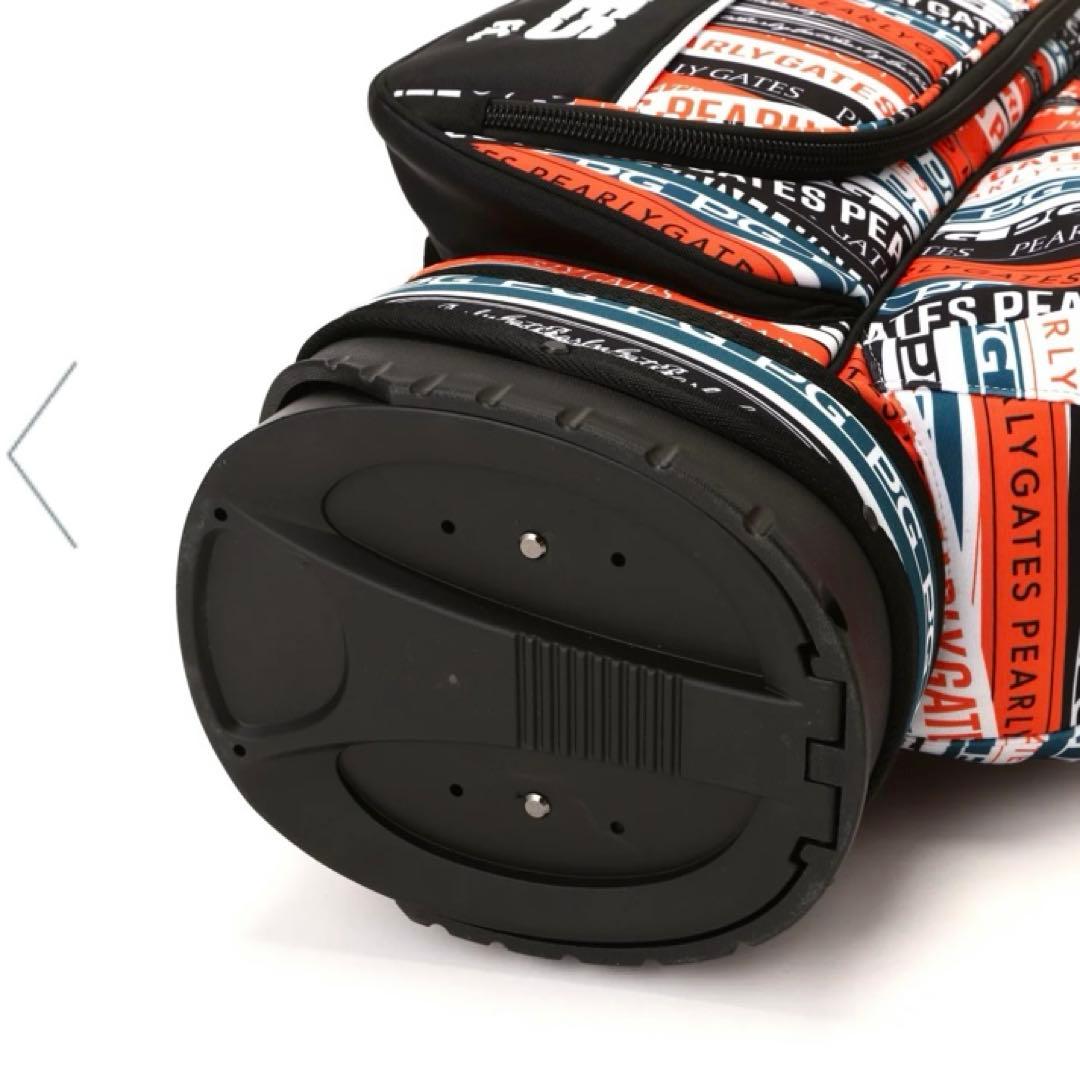 パーリーゲイツ　ロゴリボン柄 スタンド式 キャディバッグ