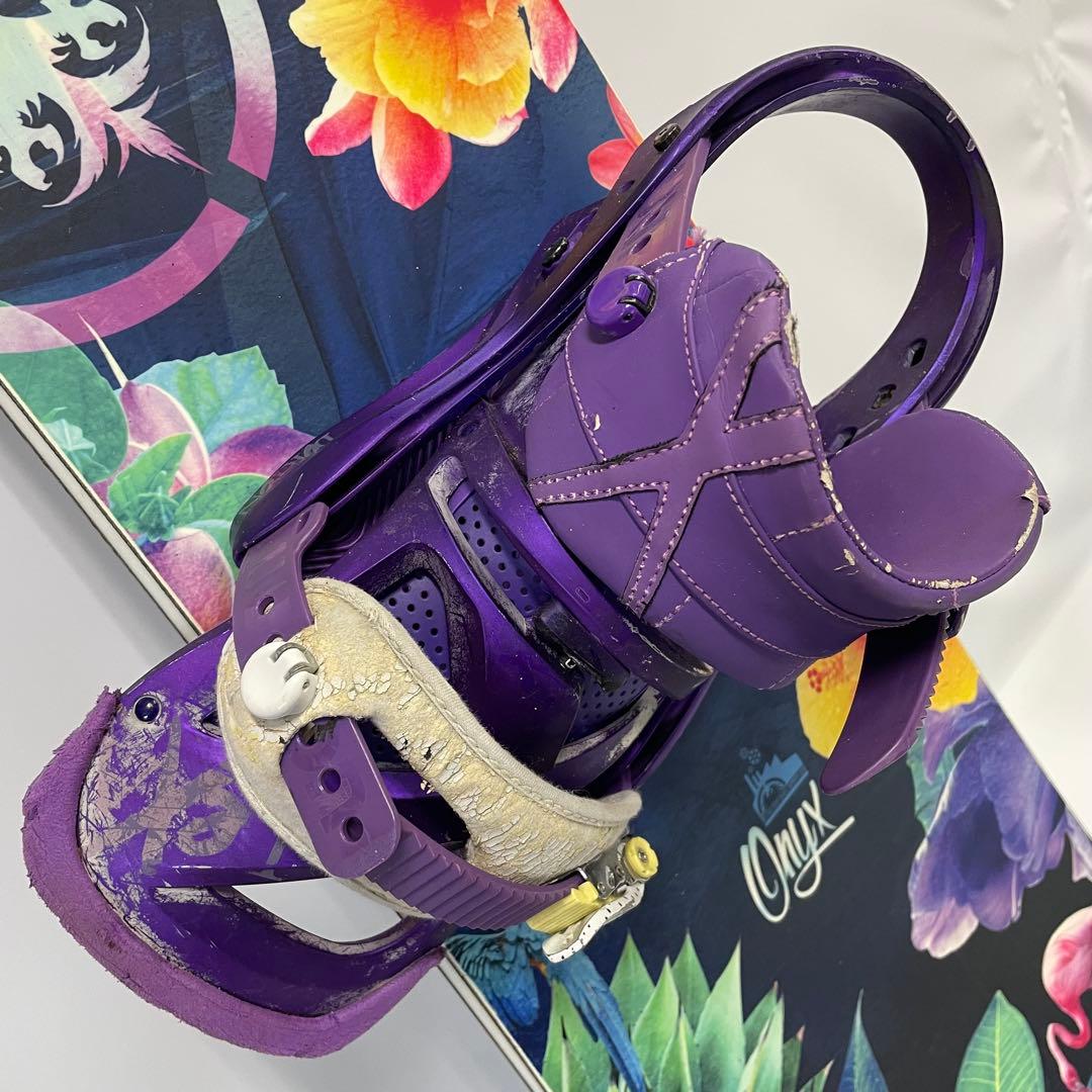 NEVERSUMMER ONYX 144cm バートンスノーボード　６点セット