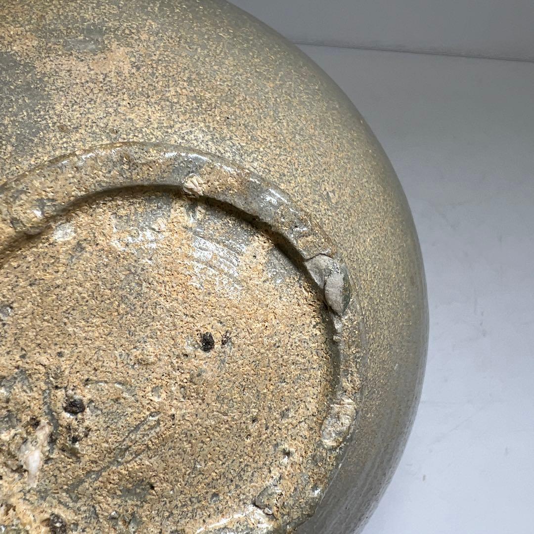 高麗青磁　大鉢　木箱付　直径約20.5㎝ 東Y7-0527①