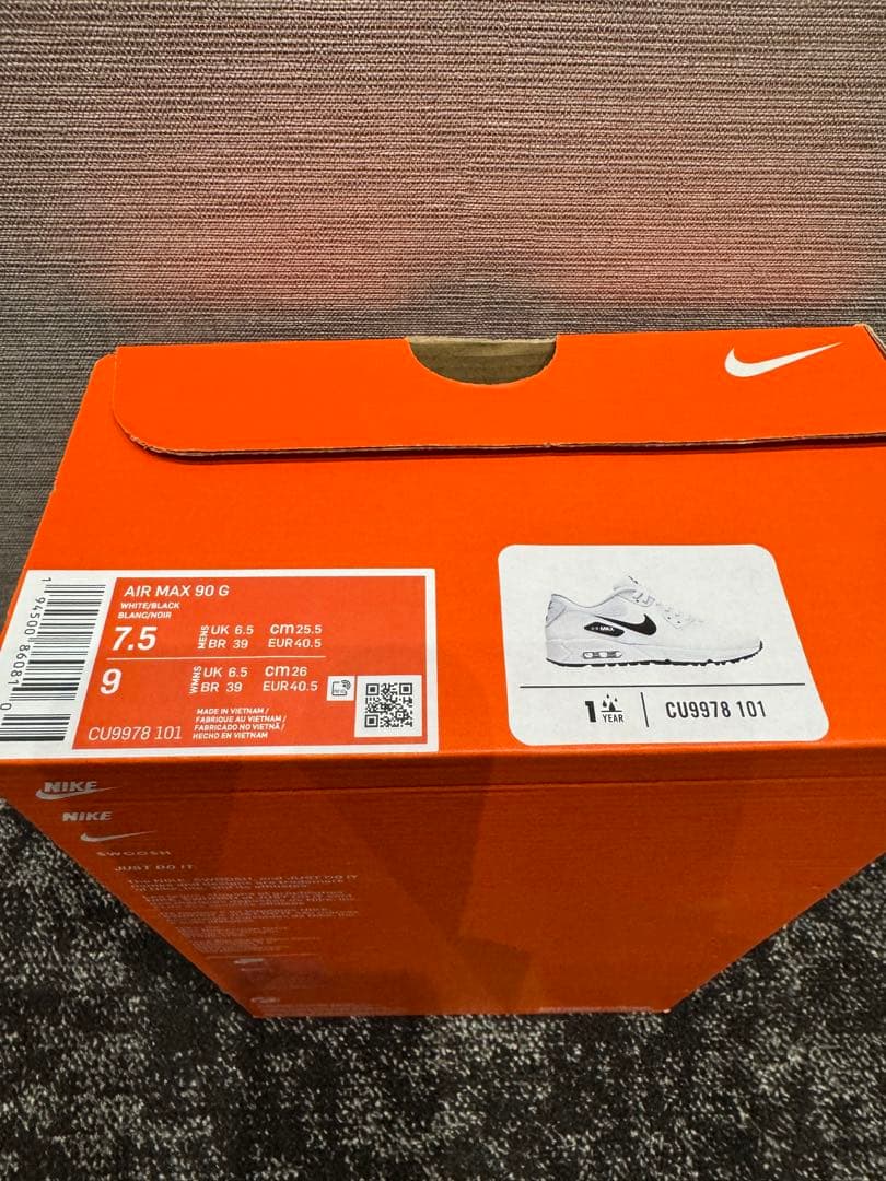 Nike Air Max 90ホワイト　ゴルフスパイクレス　新品