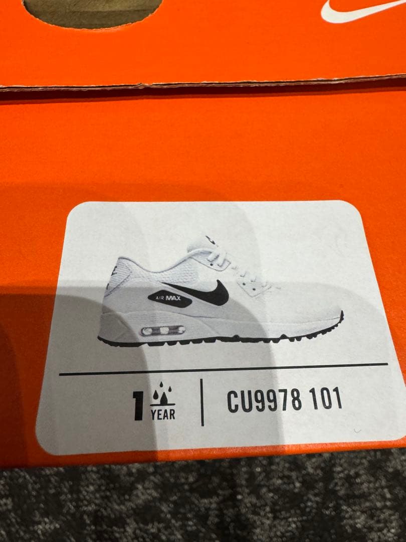 Nike Air Max 90ホワイト　ゴルフスパイクレス　新品