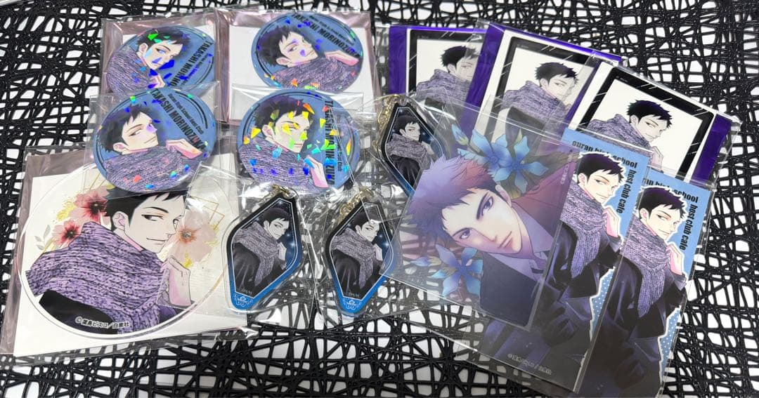 桜蘭高校ホスト部 カフェ アクリルコースター 銛之塚 崇 クリアカード 缶バッジ