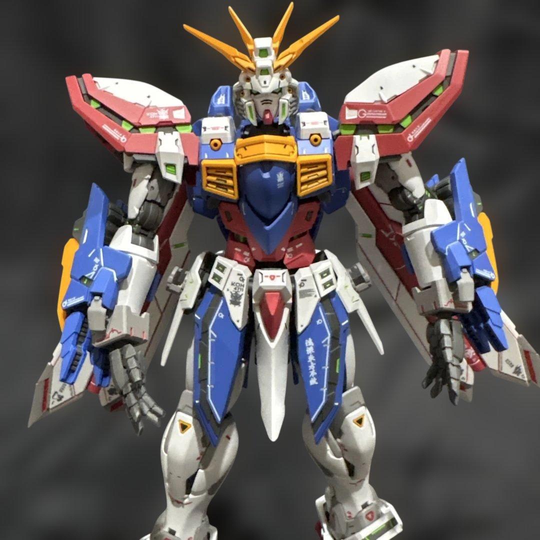 FAT CAT 1/100 拡大RG ゴッドガンダム　塗装完成品　海外製