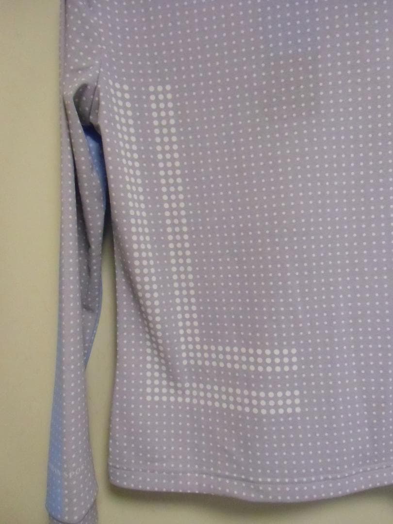 【新品、最終処分値】LANVIN SPORTレディースジップアップシャツ