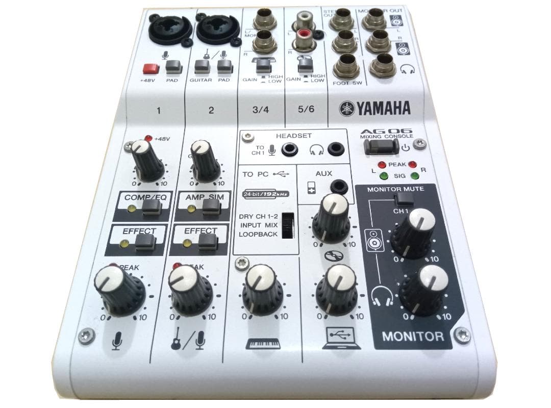 YAMAHA AG06 オーディオインターフェース ミキサー